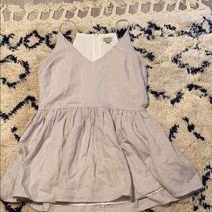 Daniel Cremieux blue and white striped tank